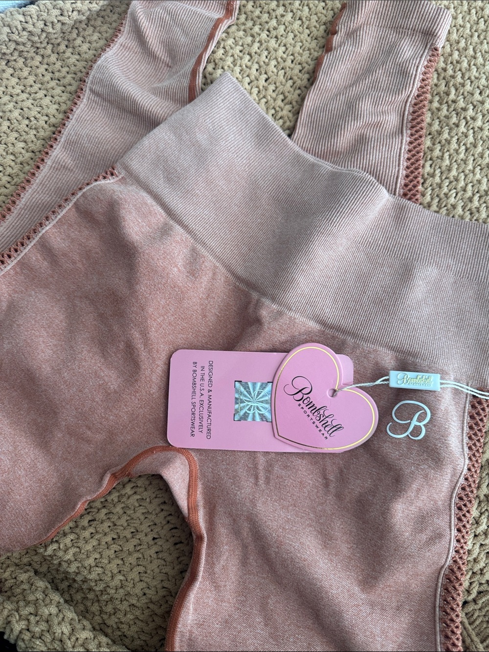 Bombshell Sportswear Dusty Rose Seamless Intimates Tank